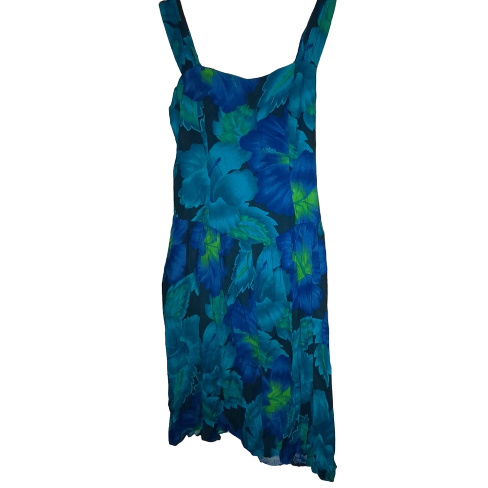 Hilo Hattie Vintage Floral Summer Dress Size M